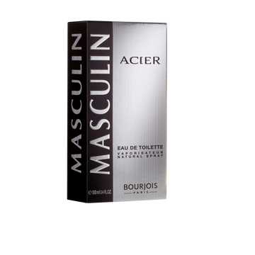 Eau de toilette acier Masculin BOURJOIS 100ml
