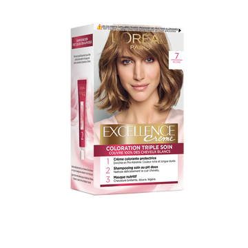 Coloration permanente EXCELLENCE, blond n°7