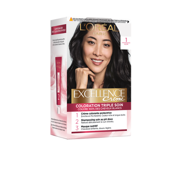Coloration permanente EXCELLENCE, noir n°1