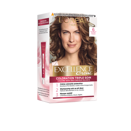 Coloration permanente EXCELLENCE, blond foncé n°6