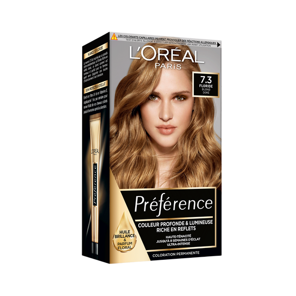 Coloration cheveux n°7.3 blond doré floride permanente L'ORÉAL PARIS