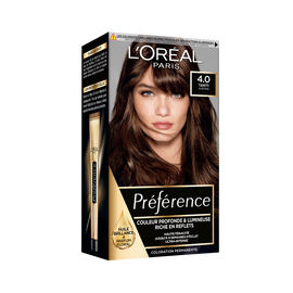 Coloration permanente Préférence Récital Tahiti, châtain, n° 4.0
