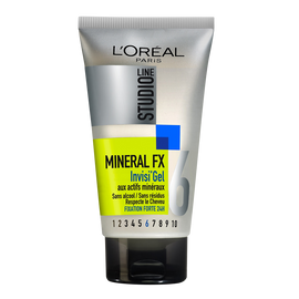 Gel cheveux minéral FX invisible fixation forte 24h STUDIO LINE, pot de 150ml