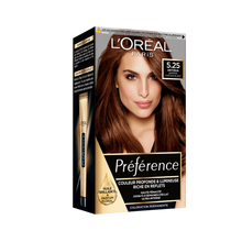 Coloration cheveux n°5.25 antigua châtain glacé permanente L'ORÉAL PARIS