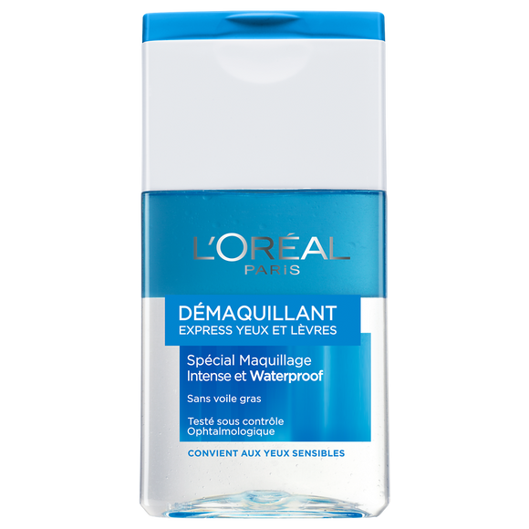 Démaquillant waterproof peaux sensibles L'ORÉAL PARIS - flacon 125ml