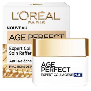 Crème visage nuit anti-âge age perfect L'ORÉAL PARIS -pot 50ml