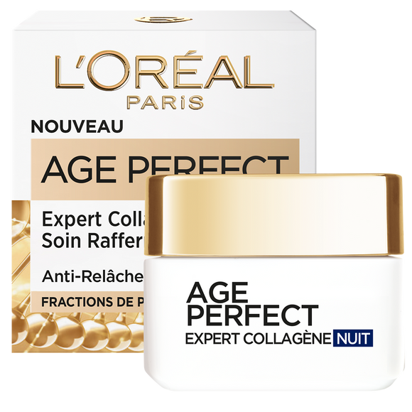 Crème visage nuit anti-âge age perfect L'ORÉAL PARIS -pot 50ml