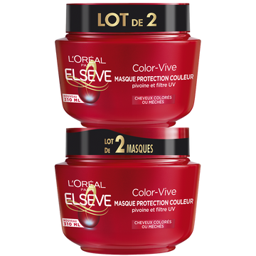 Masque capillaire Colorvive ELSEVE 2x310ml