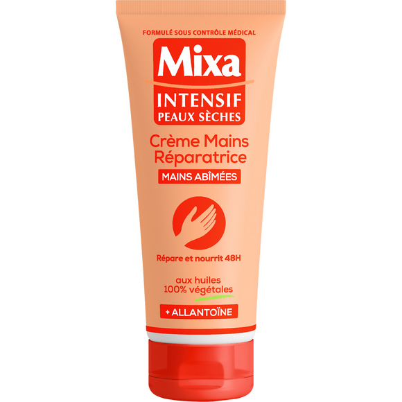 Crème mains réparatrice à l'allantoïne MIXA - tube 100ml