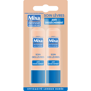 Baume à lèvres Soin réparateur Anti-dessèchement MIXA - Stick x2