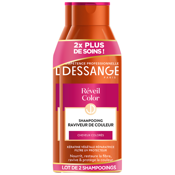 Shampooing réveil color DESSANGE, 2x250ml