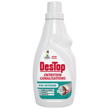 Nettoyant entretien canalisation pin intense 2en1 DESTOP 750ml