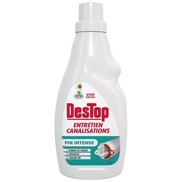 Nettoyant entretien canalisation pin intense 2en1 DESTOP 750ml