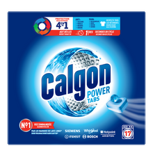 Nettoyant anti-calcaire 2 en 1 pour lave linge CALGON, 17 tabs, 221g