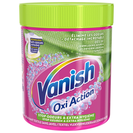 Détachant textile oxi action stop odeurs en poudre VANISH, pot de 470g