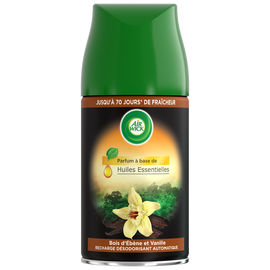 Recharge pour diffuseur Fresh Matic parfum bois d'ébène et vanille desîles bourbon AIR WICK, 250ml