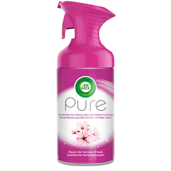 Désodorisant intérieur pure fleurs AIR WICK, aérosol de 250ml