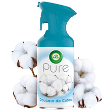 Désodorisant intérieur pure coton AIR WICK, aérosol de 250ml