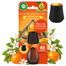 Désodorisant Recharge essential mist fleur de citronnier&mandarinier AIR WICK, 20ml