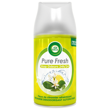 Recharge rafraîchissant Freshmatic pure fleurs de citronnier AIR WICK250ml