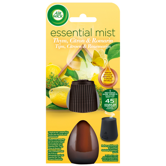 Recharge essential mist thym citron & romarin AIR WICK, 20ml