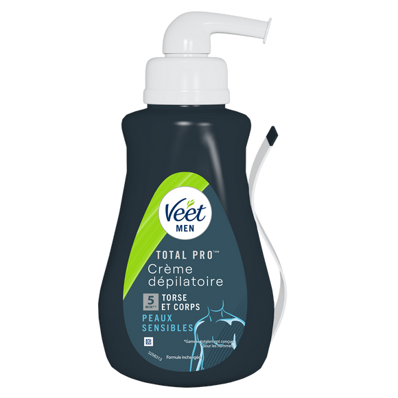 Crème dépilatoire peaux sensibles VEET men 400ml
