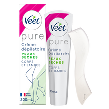 Crème Dépilatoire VEET Pure Peaux Sèches 200mL