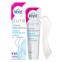 Crème Dépilatoire Pure Peaux Sensibles Sans Odeur D'Amoniaque - VEET -200ml