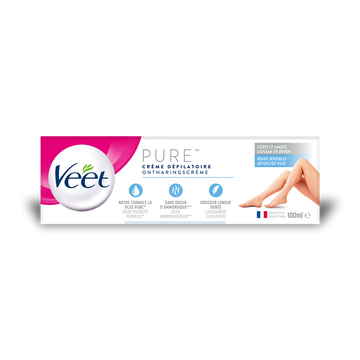Crème dépilatoire minima peaux sensibles VEET 100ml