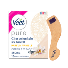 Cire Orientale Au Sucre Pure Naturelle Bandes Réutilisables - VEET - 250ml