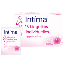 Lingettes Individuelles Lavantes Hygiène Intime Hamamélis - INTIMA - x16
