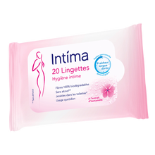 Lingettes Hygiène Intime Hamamélis Fraîcheur Longue Durée - INTIMA - x20