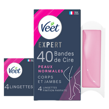 Bandes de Cire Expert Corps Et Jambes Peaux Normales - VEET - x40