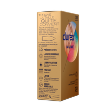 Préservatifs Nude Ultra Fins & Lubrifiés - DUREX - x10