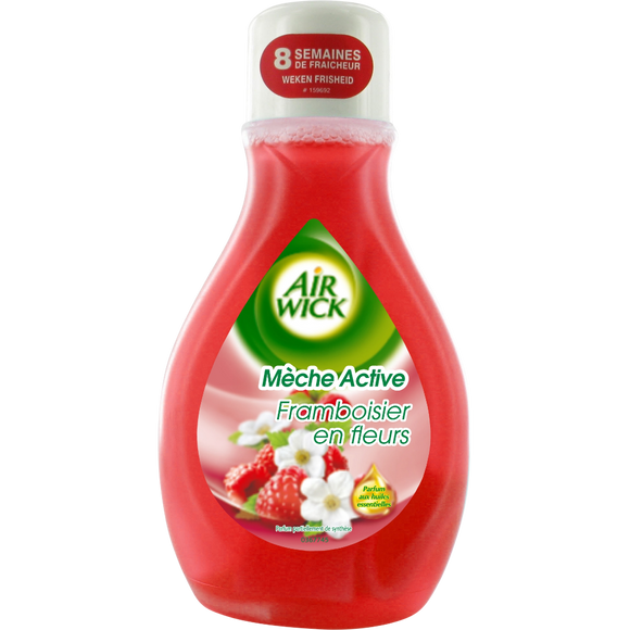 Désodorisant Mèche Active framboisier AIR WICK, 375ml