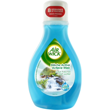 Mèche désodorisante active senteur eaux fraîches AIR WICK, 375ml