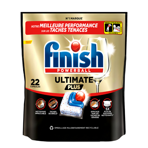 Capsule vaisselle FINISH ultimate plus x22