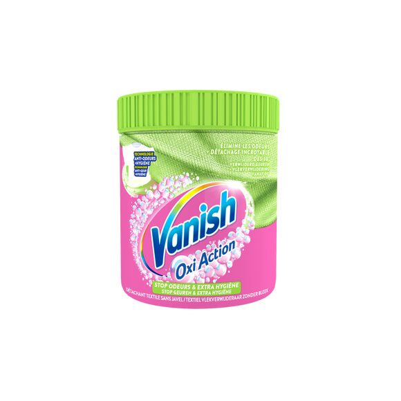 Poudre VANISH Oxi Action stop odeurs & extra hygiène 520g