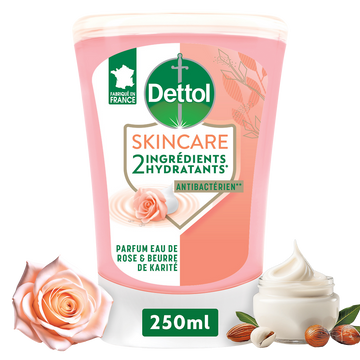 Recharge Savon Liquide Mains Eau De Rose & Beurre De Karité - DETTOL -250ml