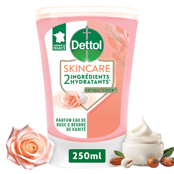 Recharge Savon Liquide Mains Eau De Rose & Beurre De Karité - DETTOL -250ml