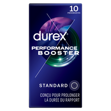 Préservatifs Booster Performance Retardants Extra Lubrifiés - DUREX -x10