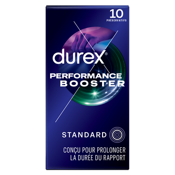 Préservatifs performance booster DUREX, boîte de 10