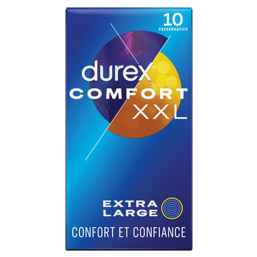 Préservatif comfort xxl DUREX boîte x10