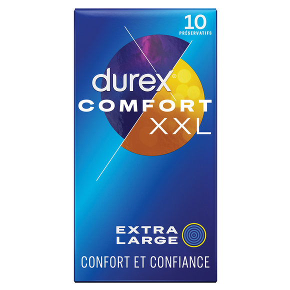 Préservatif comfort xxl DUREX boîte x10