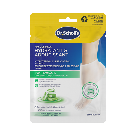 Masque pieds nourissant aloe vera SCHOLL