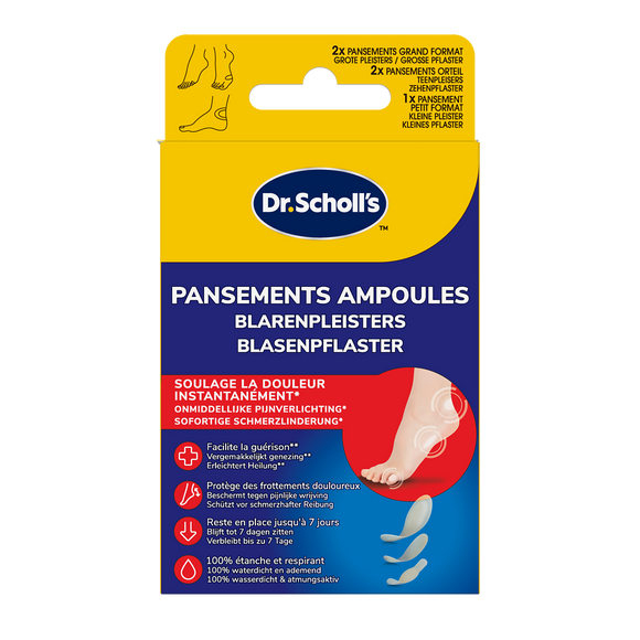 Pansements ampoules mix SCHOLL x5