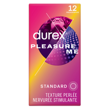 Préservatifs Pleasure me Perlés & Nervurés Extra Lubrifiés - DUREX - x12