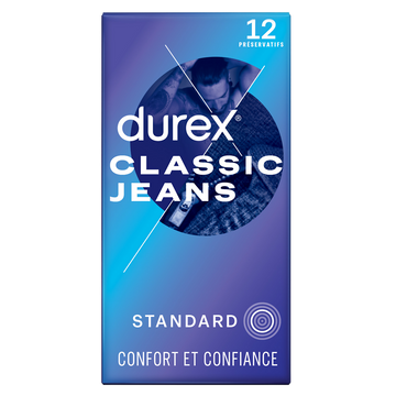 Préservatifs Classic Jeans DUREX x12