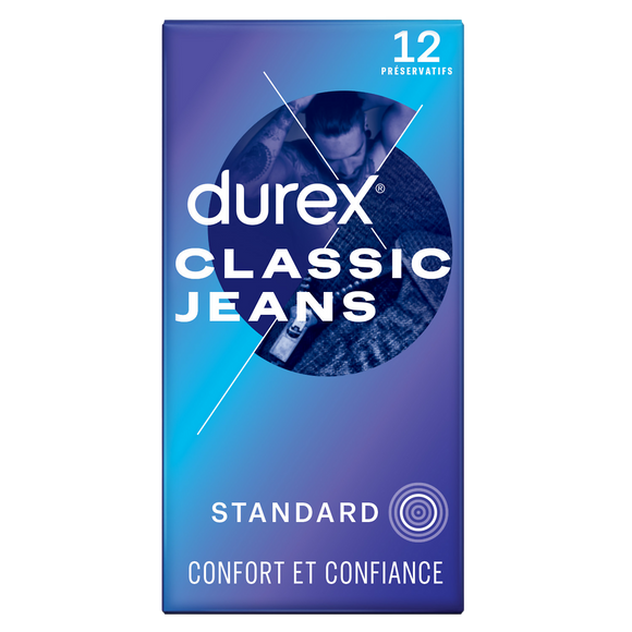 Préservatifs Classic Jeans DUREX x12