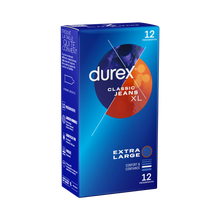 Préservatifs DUREX classic jeans confort et confiance XL x12